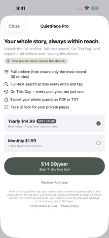 QuietPage: Private Journal screenshot 5