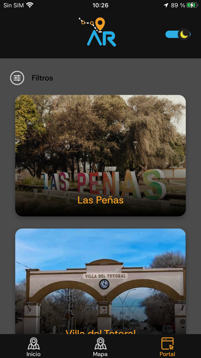 CaminAR screenshot