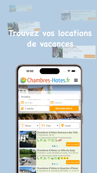 Chambres-Hotes.fr Screenshot