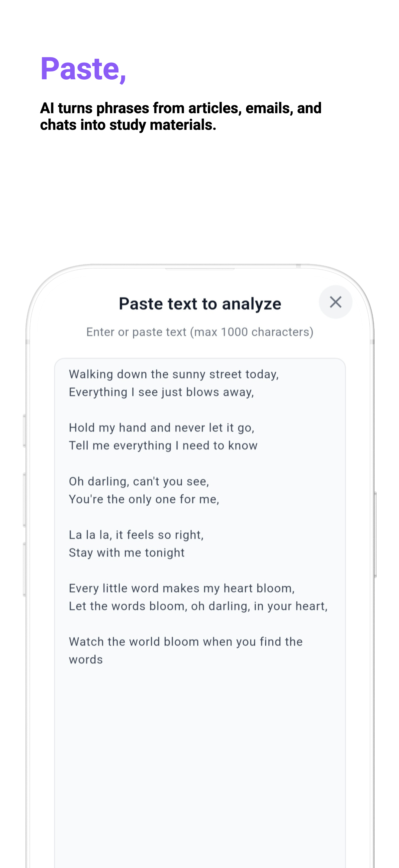 Bloom - AI Personalised Vocab