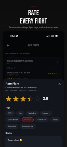 Upset - MMA Picks Tracker Screenshot 4 of 9