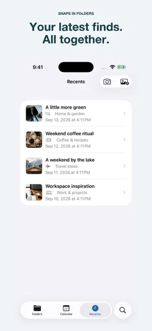 Snaps in Folders screenshot 2