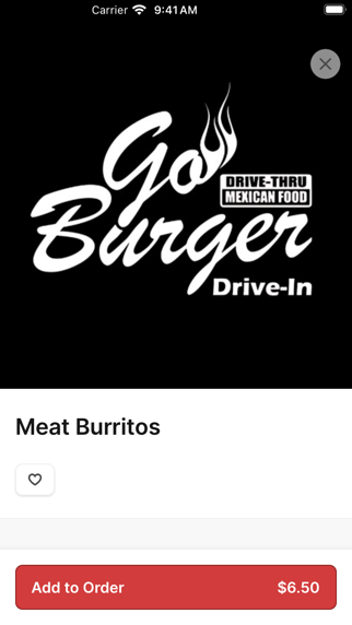 Go Burger To Go iPhone screenshot 3 - Food & Drink app