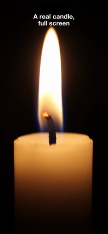 Candle HD: Relaxing Flame app screenshot