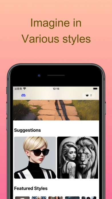 Viszy AI: New Avatar Maker iPhone screenshot 2 - Graphics & Design app