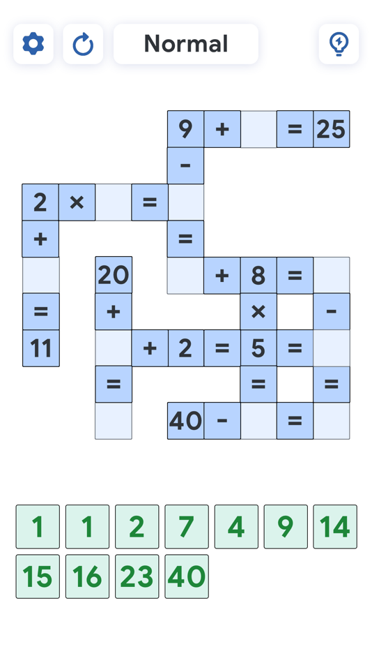 #4. Crossmath Games - Math Puzzle (iOS) 由: Longwind Studio