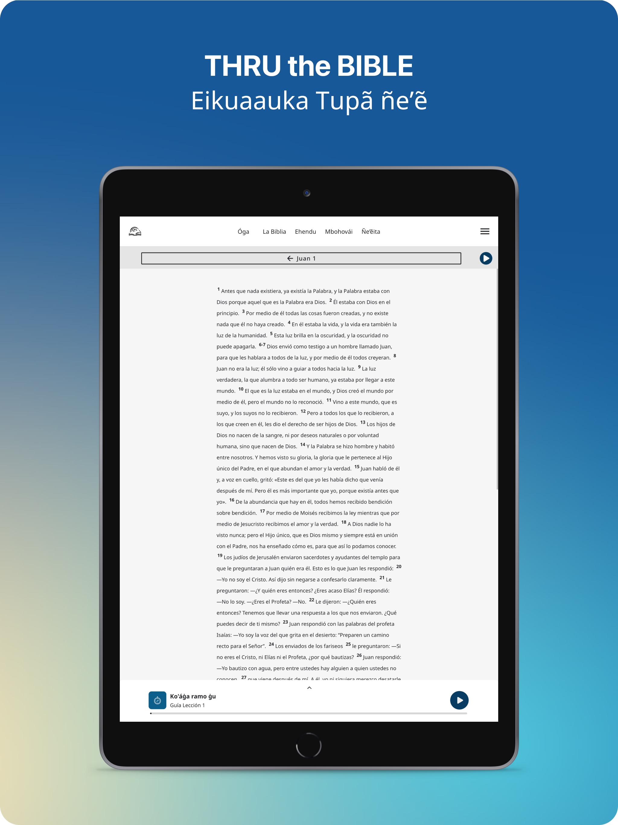 TTB Guarani: Ñemoarandu Biblia screenshot 12