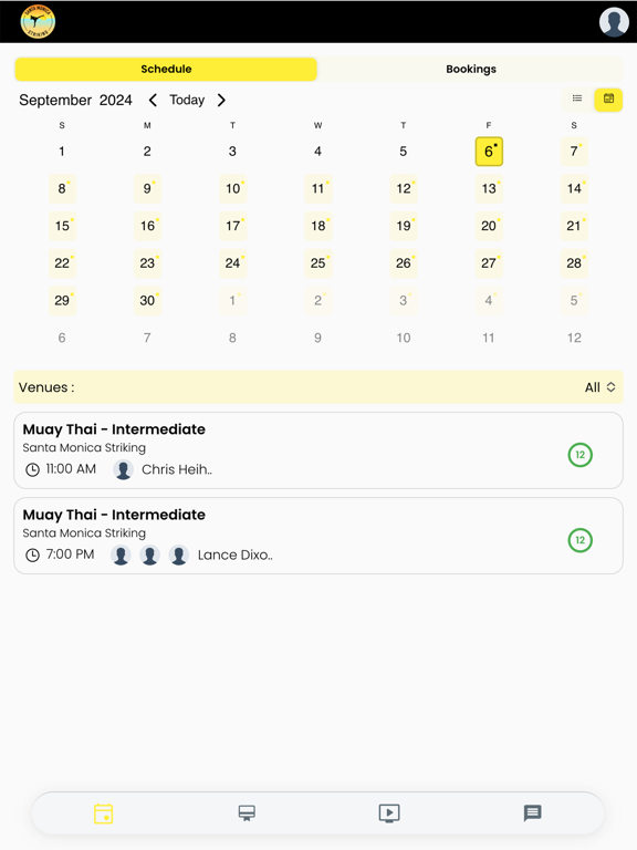 Santa Monica Striking iPad screenshot 1 - Health & Fitness app