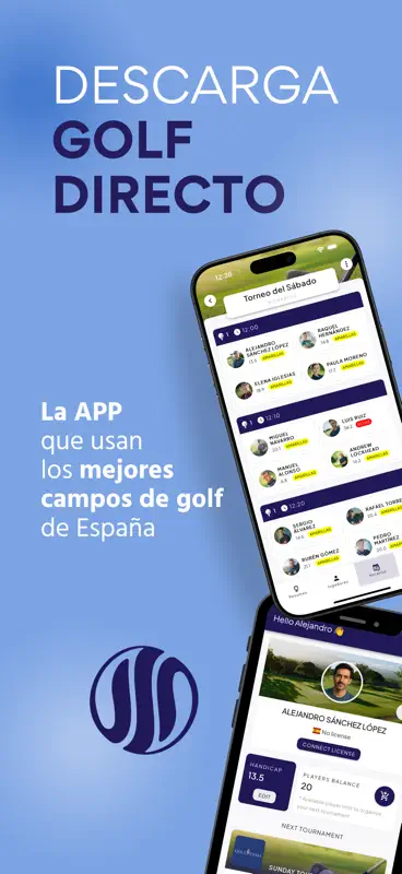 Golf Directo: Live Scoring screenshot 1 of 8