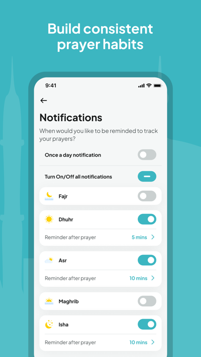 Niya: Muslim prayer tracker Screenshot