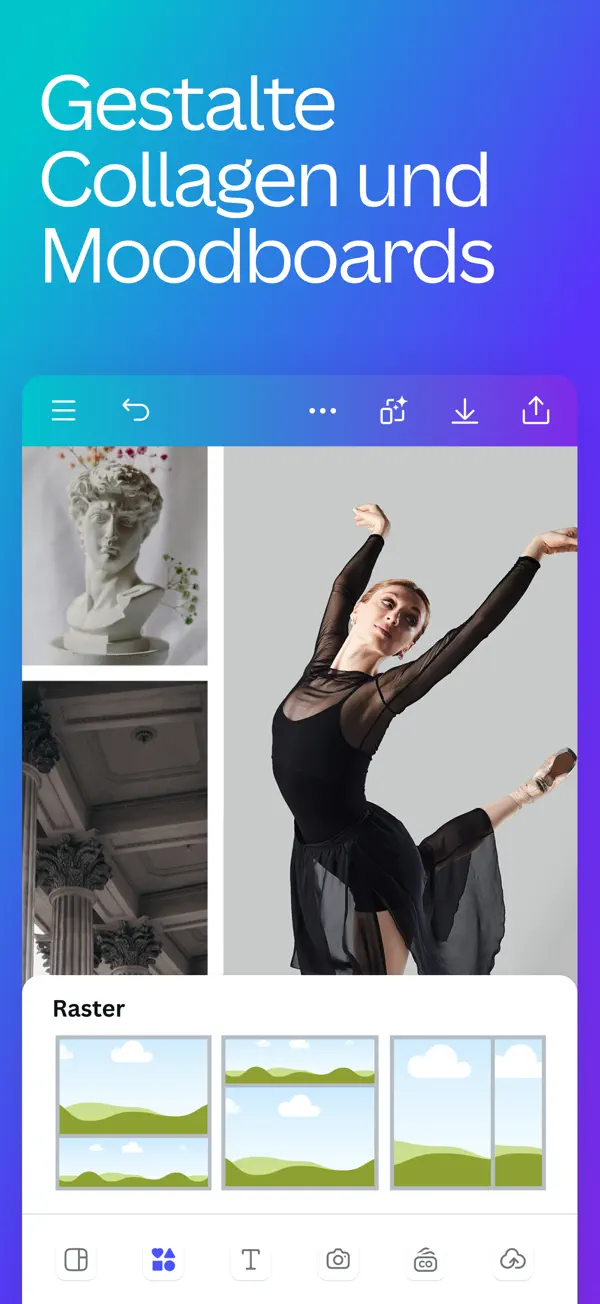 Canva: Design, Art & AI Editor iPhone App Screenshot 10 – Foto & Video