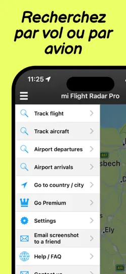 Capture d'écran de Flight Radar | Avion En Direct sur iPhone 5