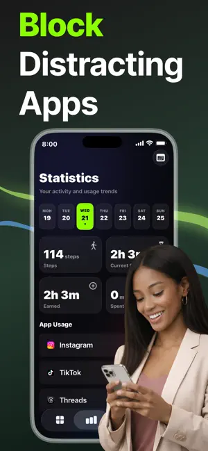 Screen Time Control - Stepely screenshot 1