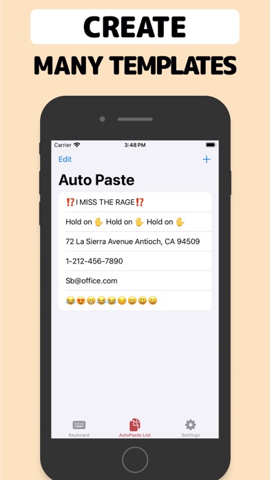 Screenshot 2 of Auto Paste Keyboard - Copied App