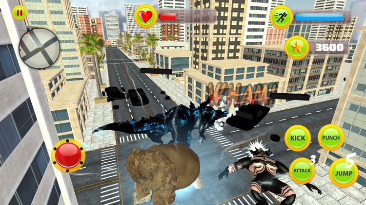 Giant Gorilla Kong City Attack screenshot-9