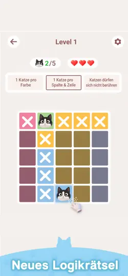 Screenshot von Meowdoku! auf dem iPhone 2
