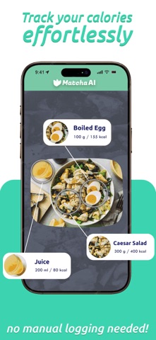 Matcha AI・Food Calorie Scanner screenshot