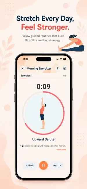 Stretchy: Stretching Exercises screenshot 3