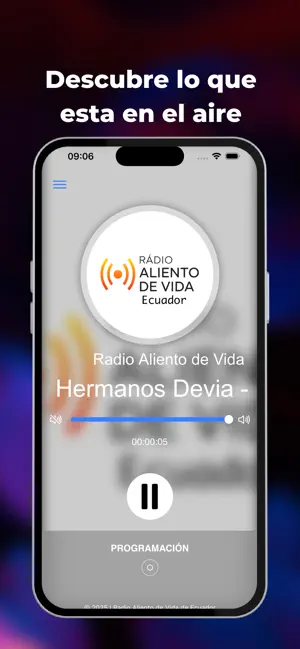 Radio Aliento de Vida Ecuador screenshot 1
