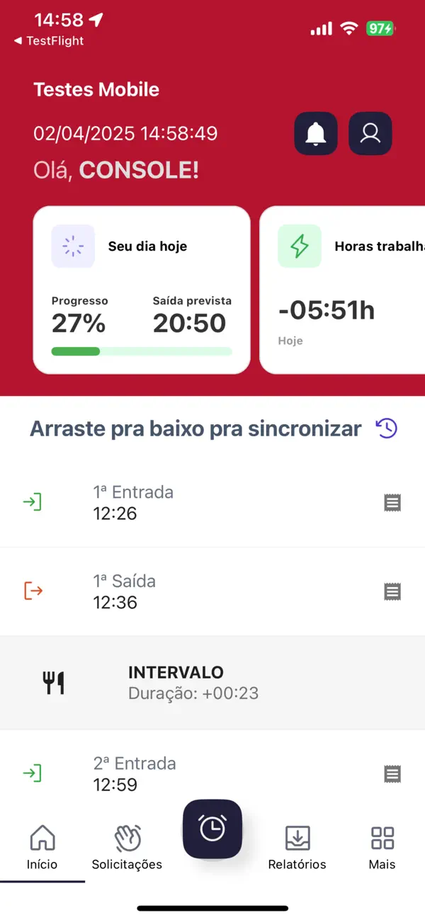 Screenshot #2 pour Checkin Ponto - Colaborador