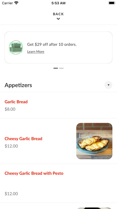 App screenshot