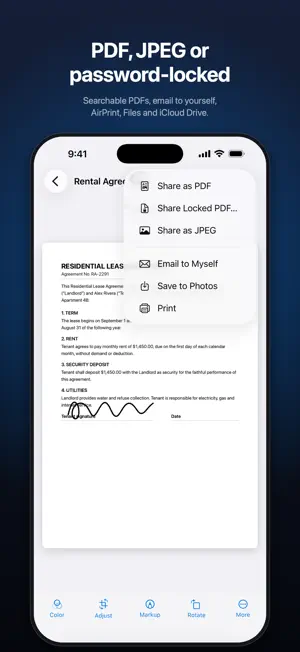 MaxScan: Receipt & PDF Scanner screenshot 3