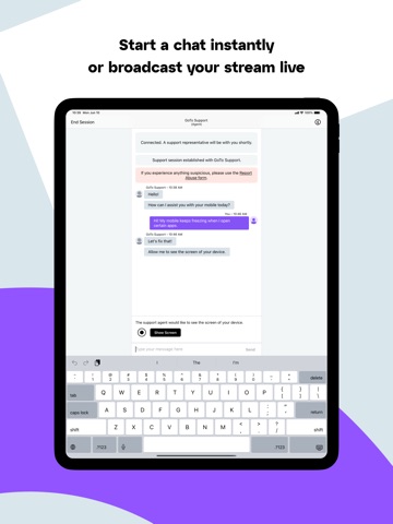 App screenshot