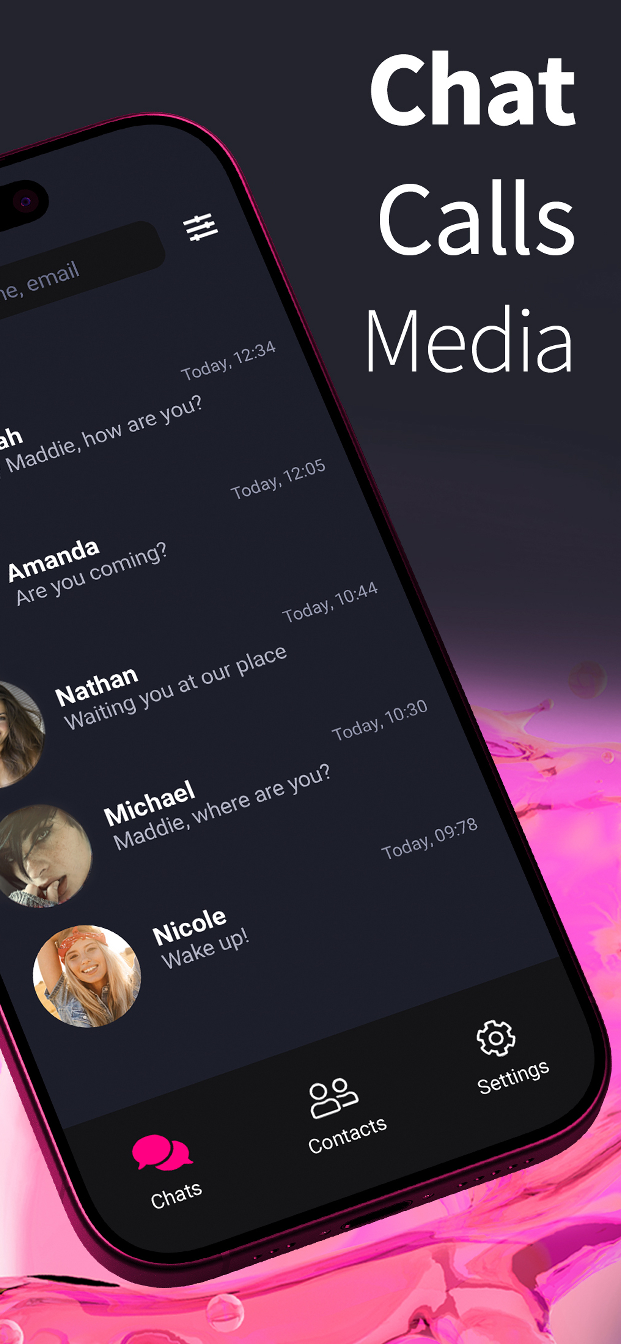 TS Messenger screenshot 2