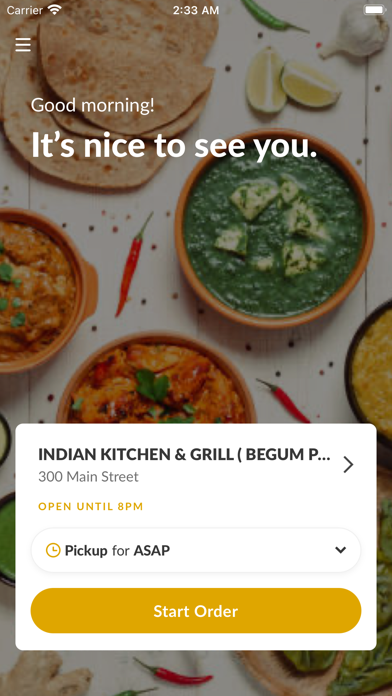 App screenshot