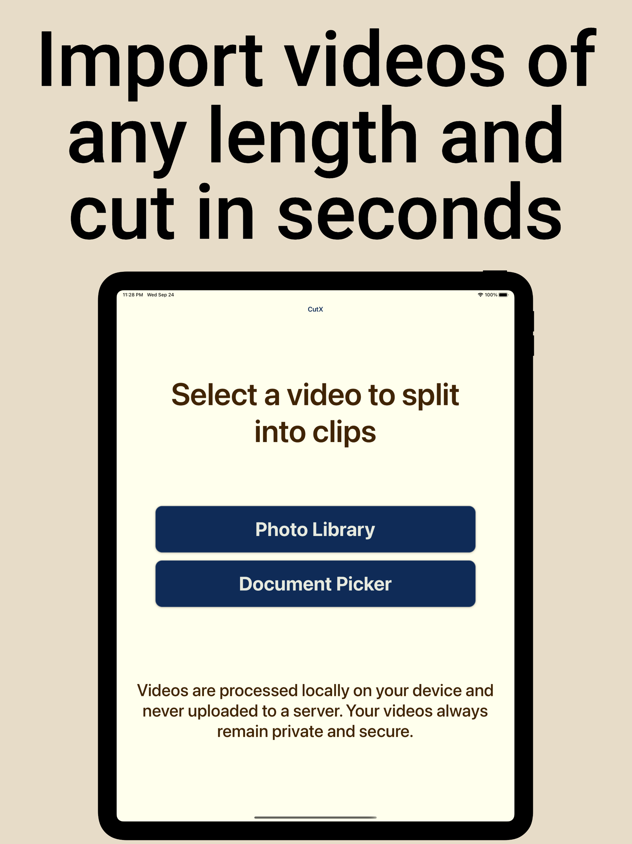 Split Long Videos - CutX