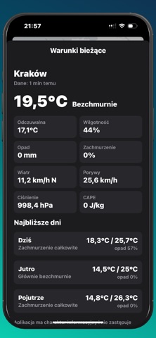 Radar Opadów iPhone screenshot 4