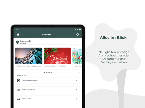 agregora Hausverwaltung app screenshot
