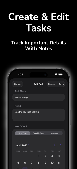Daily Tasks: Simple & Minimal Screenshot 3 of 6