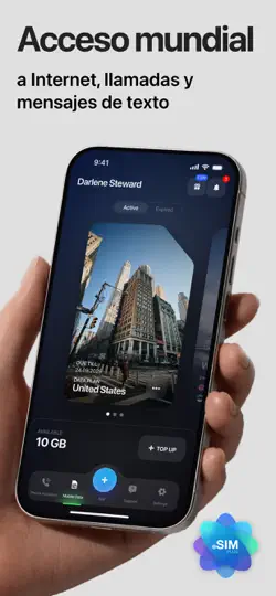 Captura de pantalla de ESIM Plus: Mobile Virtual SIM en iPhone 1