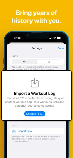 Beast: Workout Tracker Gym Log screenshot 4