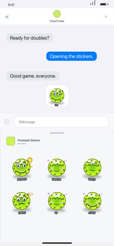 Pickleball Stickers Pro screenshot