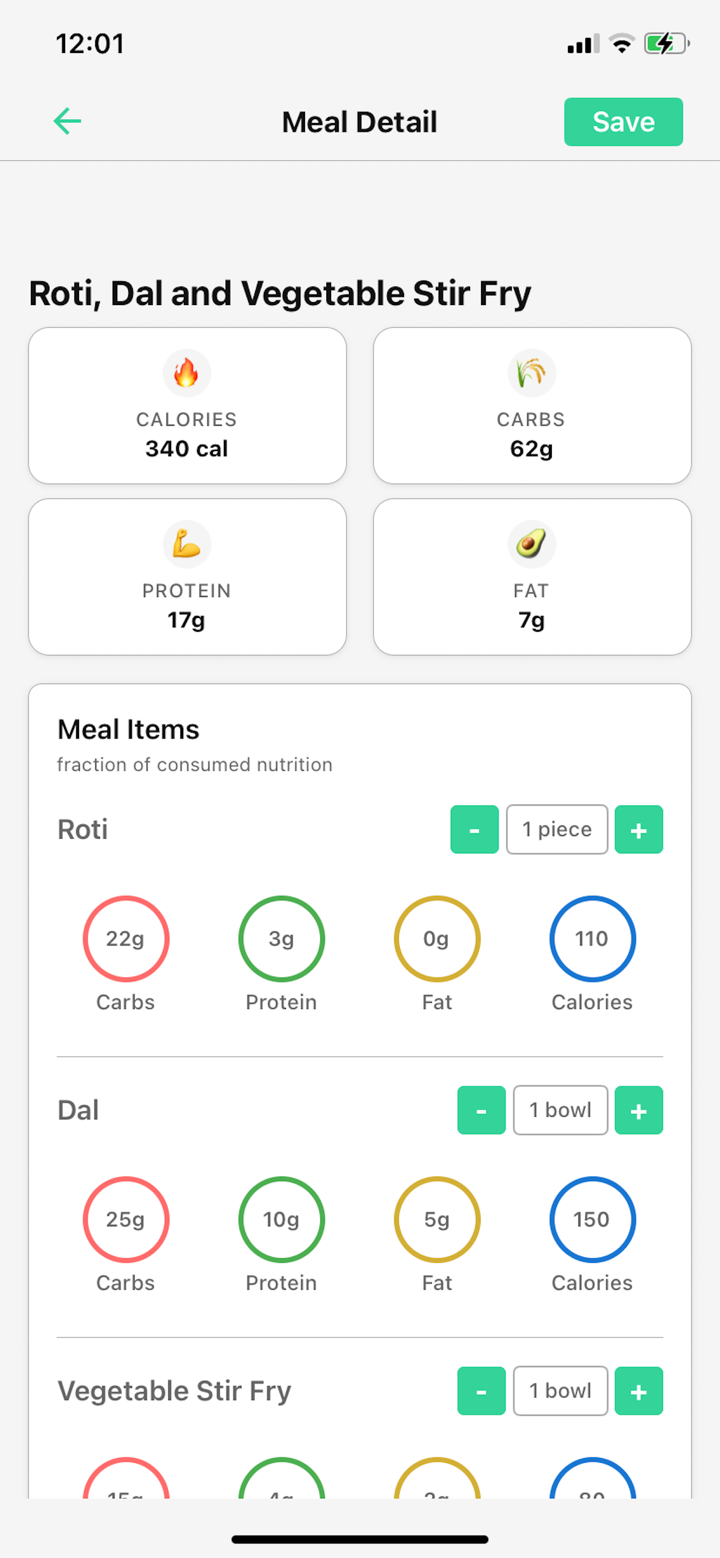 Bloomberries-ai Food Tracker screenshot 8