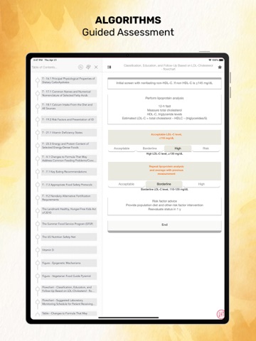 Pediatric Nutrition Guide iPad screenshot