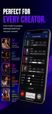 MicSwap MultiTrack Pro: Studio App Store preview screenshot 5