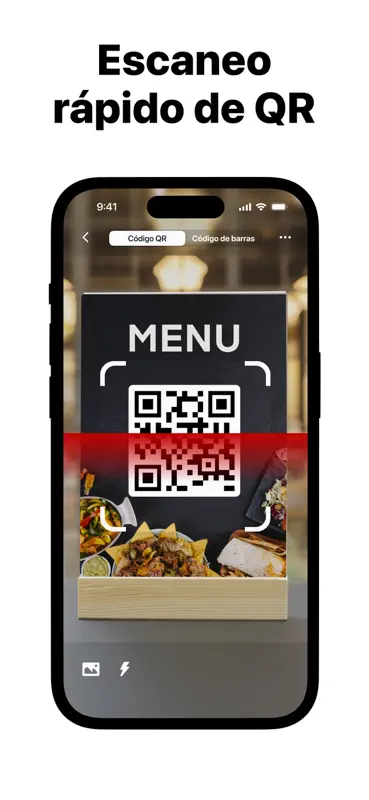 Escáner－Códigos QR & de Barras screenshot 1 of 5