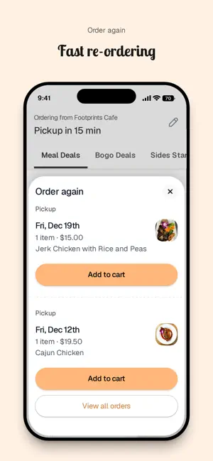 Footprints Cafe To Go screenshot 4
