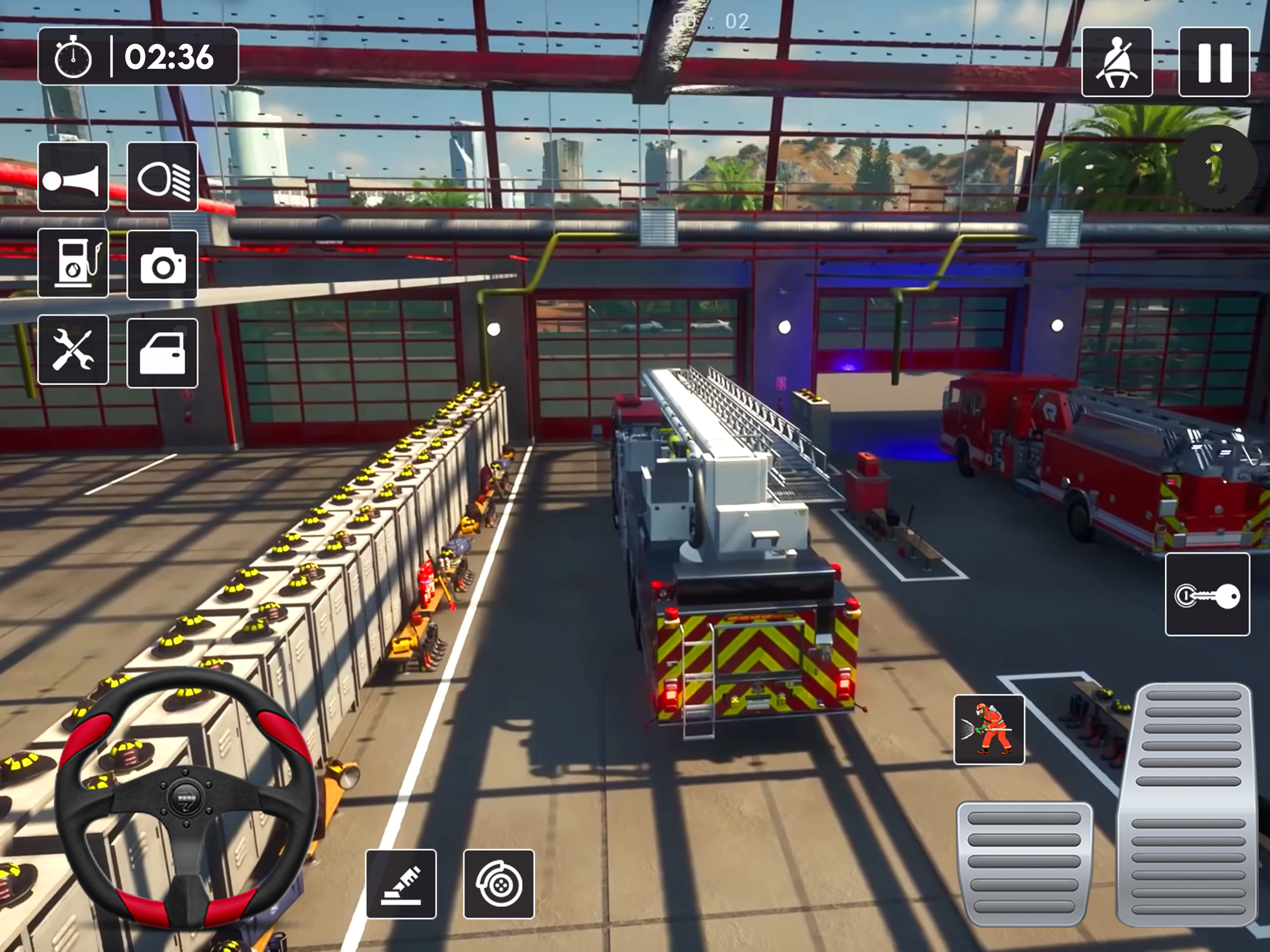 Fire Truck City Sim Driver 3D