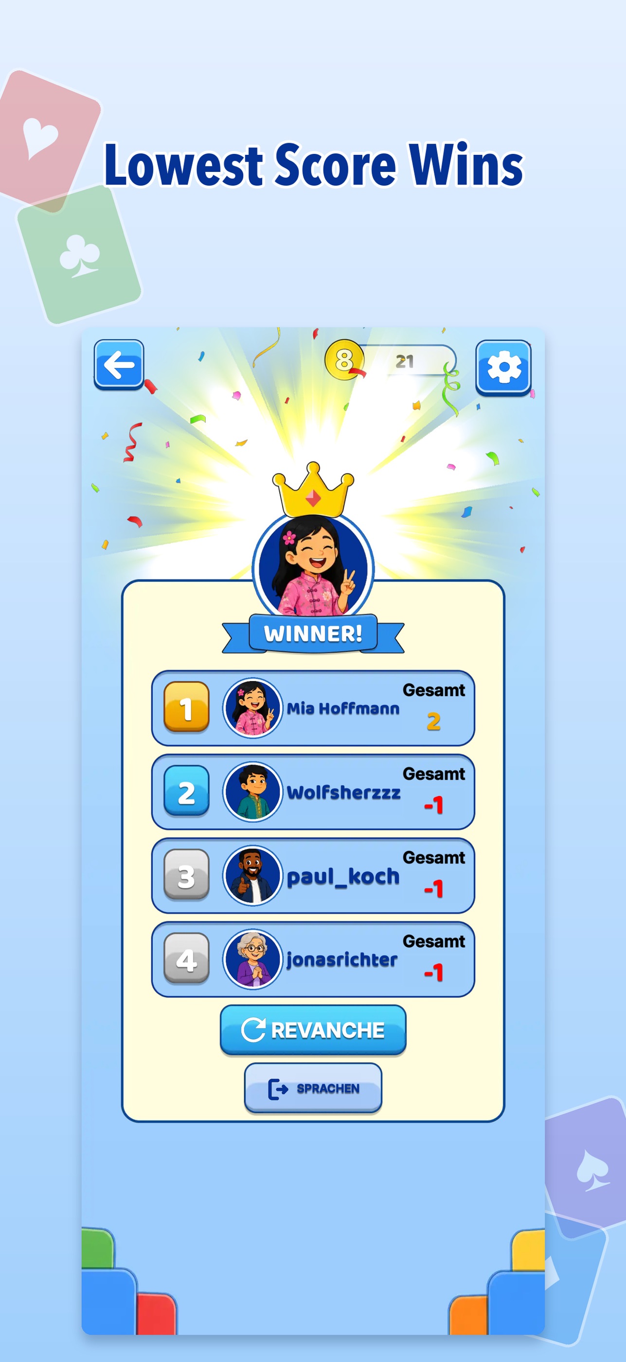 Screenshot 6 of Crazy Eights LIVE - Card Game