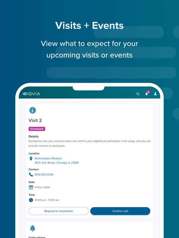 IQVIA Study Hub iPad screenshot 4 - Business app