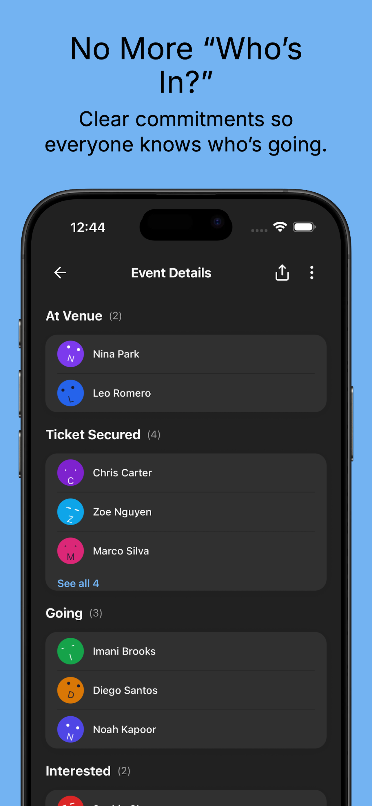 Rally: Events With Friends