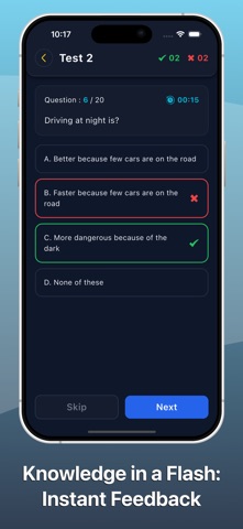 Driving Licence Practice Test Screenshot 4 of 6