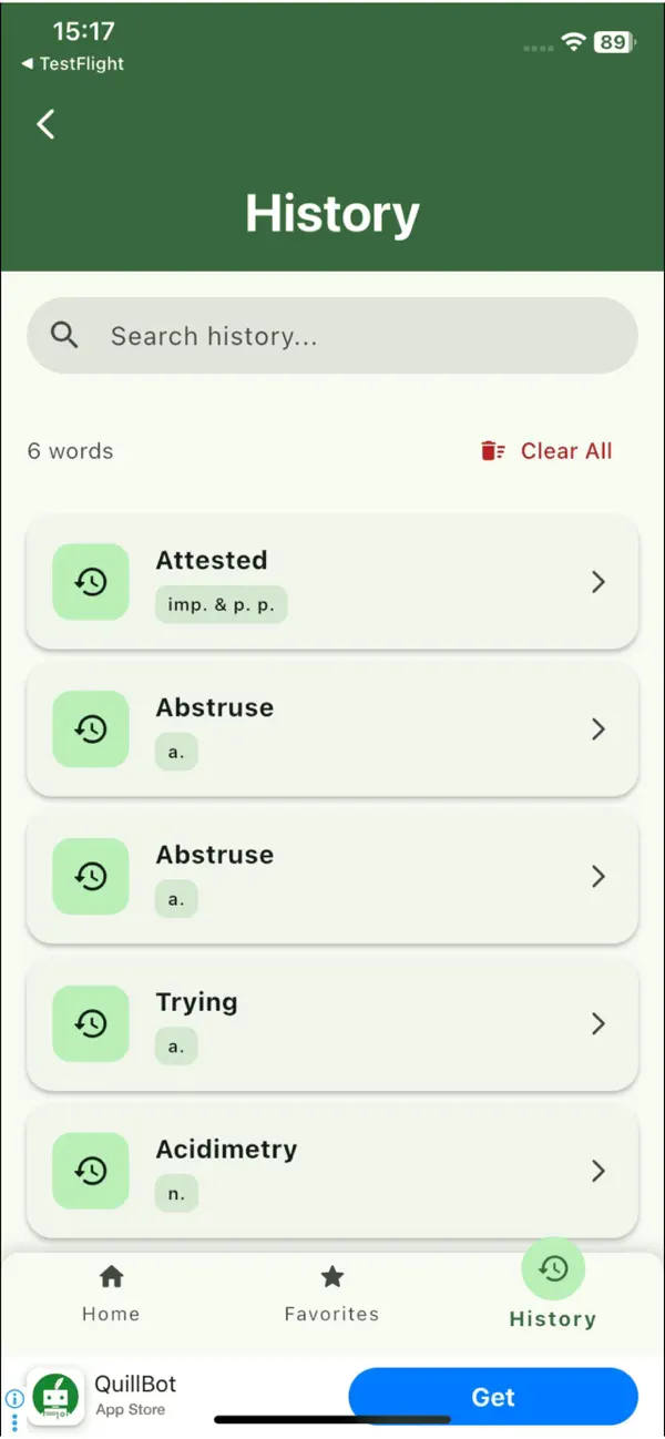 Screenshot #3 pour My-Wordbook