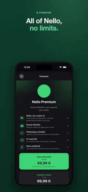 Nello – AI Calorie Counter screenshot 4