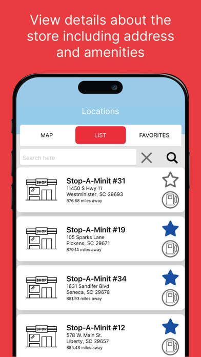 Stop-A-Minit Rewards Screenshot