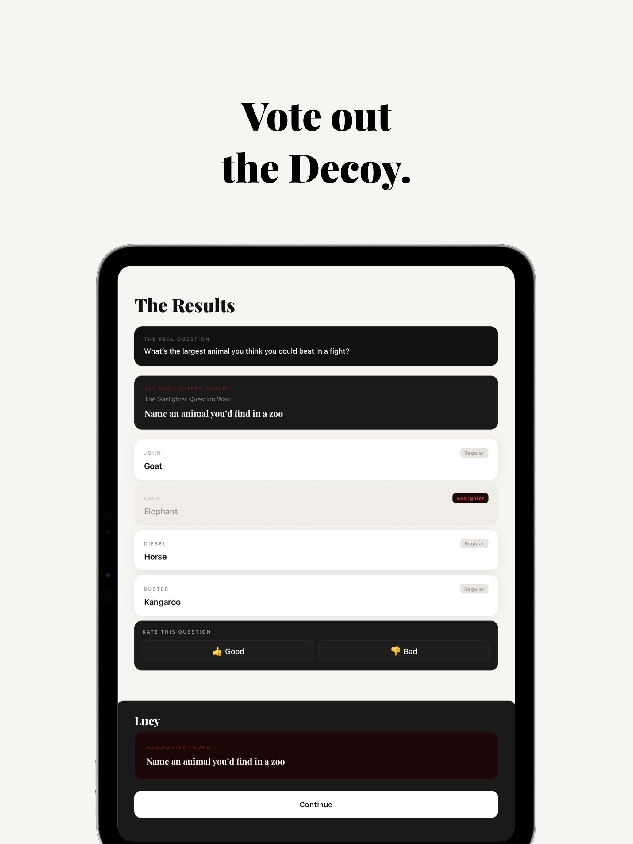 Decoy: The Social Game